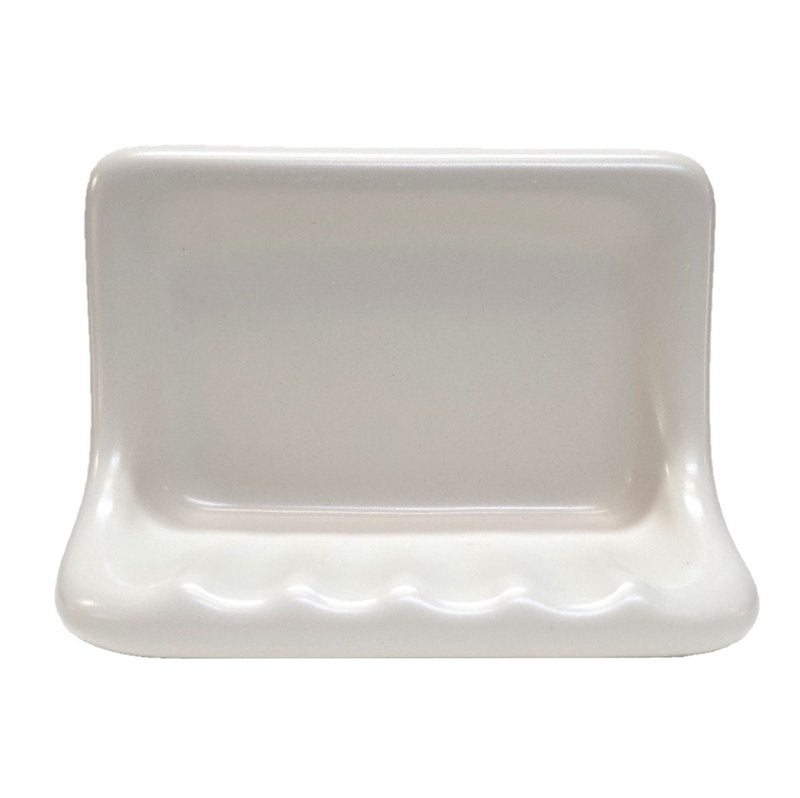 Porcelain Soap Dish - Biscuit Matte