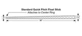 Quick Pitch Extra Float Stick Kit
