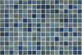 Mosaic Glass Tile The Reef Series - Blue Forest