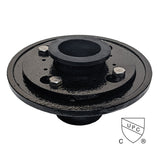 SereneDrains Cast Iron 2 Inch Shower Drain Base for Linear Square Shower Drains
