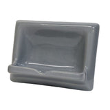Ceramic Glaze Soap Dish Glossy Sky Blue
