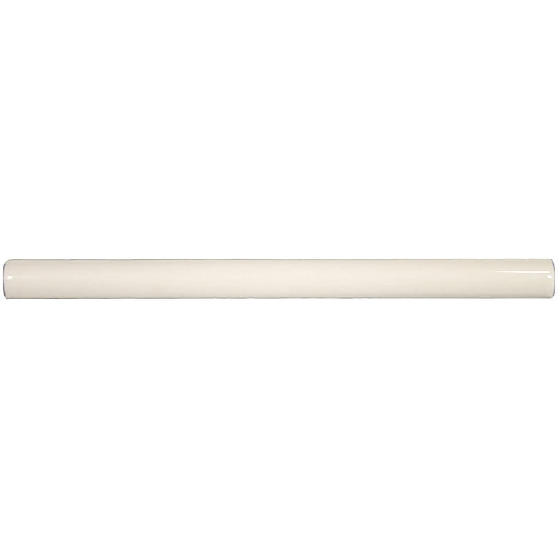Ceramic Groove Tile Series Bullnose - Cream