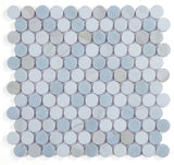 Mosaics Marble Penny Series - Blue Sky