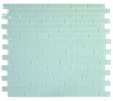 Mosaic Linear Glass Tiles Blue Green 2 x 6