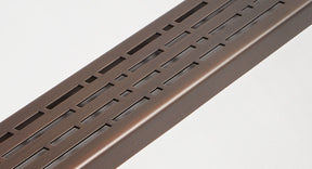 Quartz Linear Shower Drain Oil-Rubbed Bronze - Mix 55