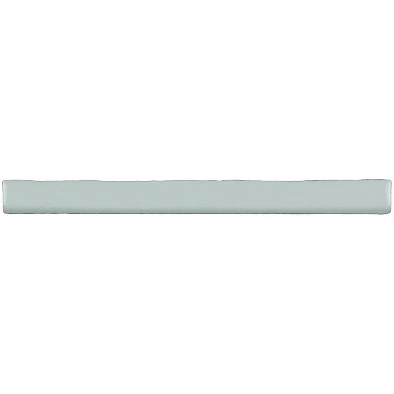 Kaleidoscope Handmade Ceramic Tile Bullnose 1x12 - White