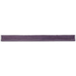 Glossy bordeaux ceramic bullnose trim tile with handcrafted Spanish detailing