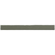 Glossy caramel ceramic bullnose trim tile with handcrafted Spanish artisan detailing