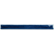 Glossy castille ceramic bullnose trim tile with handcrafted Spanish artisan detailing