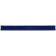 Glossy grape ceramic bullnose trim tile with handcrafted Spanish artisan detailing