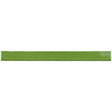 Glossy green branch ceramic bullnose trim tile with handcrafted Spanish artisan detailing