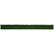 Glossy green turtle ceramic bullnose trim tile with handcrafted Spanish artisan detailing