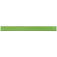 Glossy happy green ceramic bullnose trim tile with handcrafted Spanish artisan detailing
