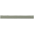 Kaleidoscope Ivory 1x12 handmade glossy ceramic bullnose tile