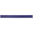 Glossy purple ceramic bullnose trim tile with handcrafted Spanish artisan detailing