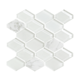 Glass and Stone Hexagon Mosaics Cloud