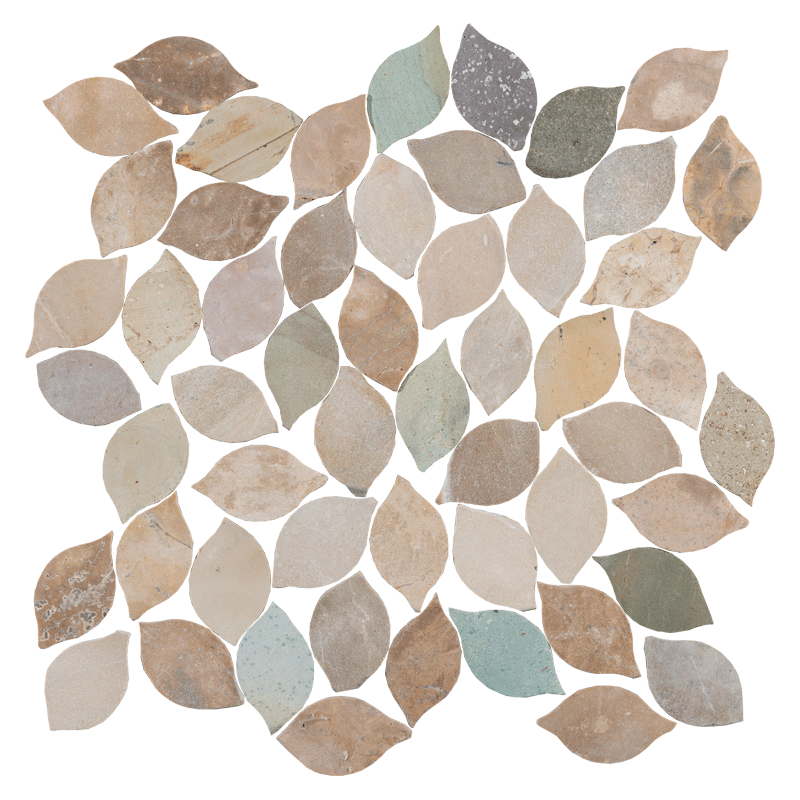 Pebbles Series Leaves Series - Olive