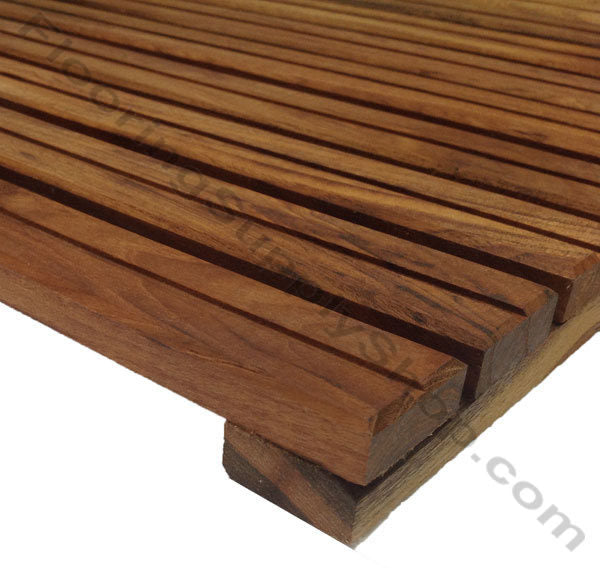 Premium African Teak Single Groove Finish 16