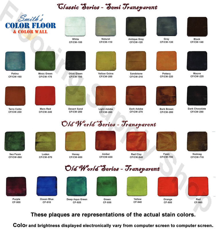 Smiths Paint Concrete Color Stains Gallon