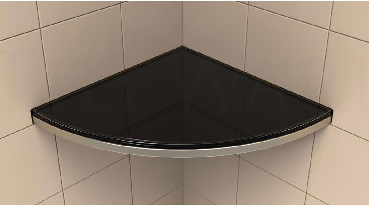 Structural Surfaces Claddy T-Shelf - Polished Chrome