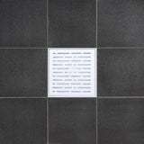 SereneDrains Square Shower Drain Broken Lane Matte White 6