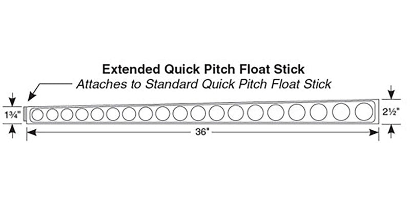 Quick Pitch Shower Slope Extended Kit