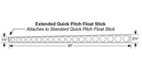 Quick Pitch Shower Slope Extended Kit