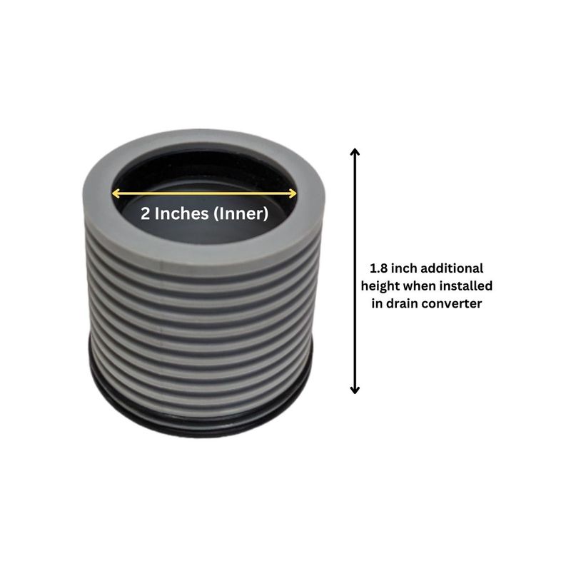 WOW Drain Horizontal Side Discharge Outlet with EXT
