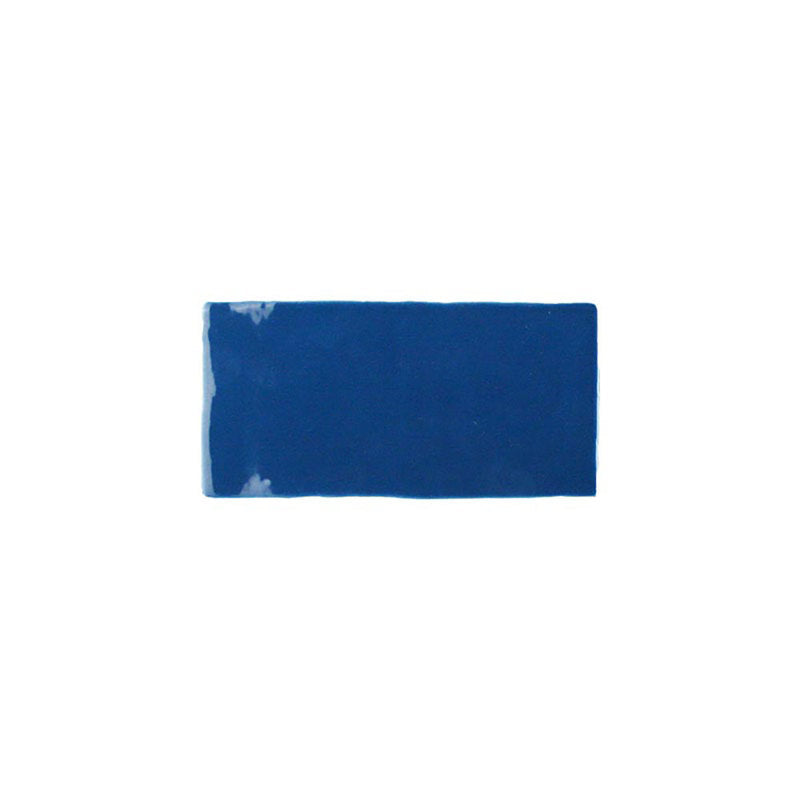 Kaleidoscope Handmade Ceramic Tile 3x6 - Indigo