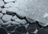 Mosaics Pebble Marble - Black
