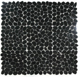 Mosaics Pebble Marble - Black