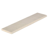 Porcelain Trims Fabric look Matte Bullnose 3 x 12 - Beige White