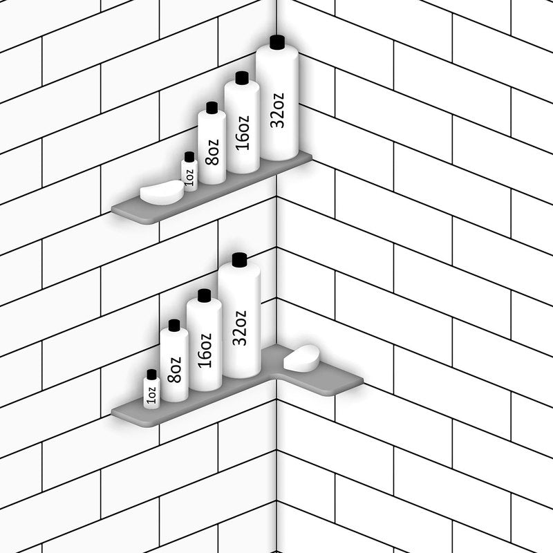 Boundless Shelving Solutions Rectangular Shelf Super White