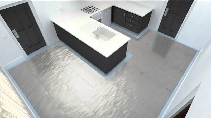 Warmup Underlayment for Foil Heating System 110 sq ft
