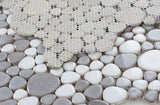 Mosaic Porcelain Tile Mancala Pebble Series - Evening Twilight