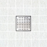 SereneDrains Square Shower Drain Traditional Square 6 PC