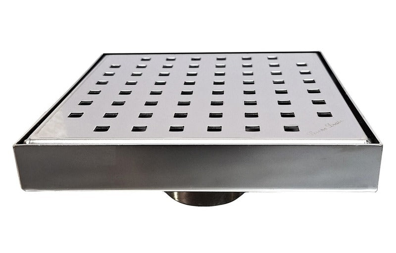SereneDrains Square Shower Drain Traditional Square 6 PC