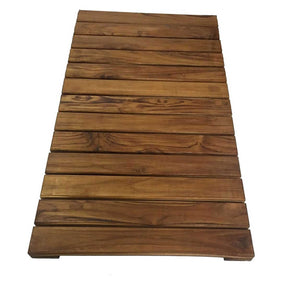 African teak wood mat 24 x 20 with smooth finish