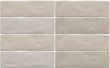 Alhambra Series Ceramic Tile 2 1/2 x 8 - Cafe