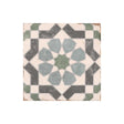 Alhambra Series Layla 8x8 Deco Porcelain Tile - Spanish Style Matte Floor & Wall Tile