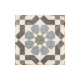 Alhambra Series Layla 8x8 Deco Porcelain Tile - Spanish Style Matte Floor & Wall Tile