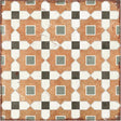Alhambra Series Tessina 8x8 Deco Porcelain Tile - Spanish Style Matte Floor & Wall Tile