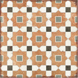Alhambra Series Tessina 8x8 Deco Porcelain Tile - Spanish Style Matte Floor & Wall Tile