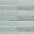 Alhambra Series Crema 2.5x8 Menta Ceramic Wall Tile - Zellige Style White Body Tile