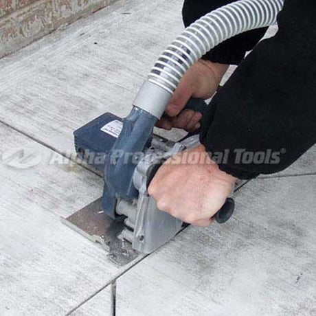 Alpha ECC-125 dust free tile cutter with dust collection system