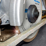 Porcellana Diamond Wet Saw Blade for Porcelain Tile Demo using wet saw  cutting Marbe