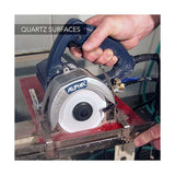 Porcellana Diamond Wet Saw Blade for Porcelain Tile Demo using wet saw  cutting Quartz Surface