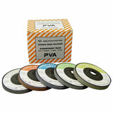 Alpha Professional Tools marble edge polisher assortment pack with PVA branding 
