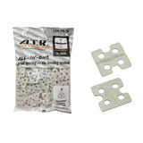 Tile leveling edge spacers for perimeter tile grout joints
