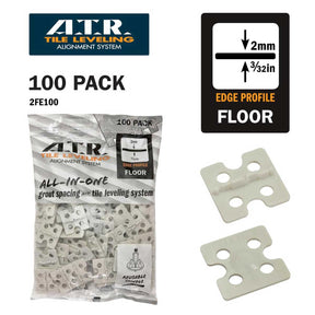 ATR 2mm edge spacers for professional floor tile installations